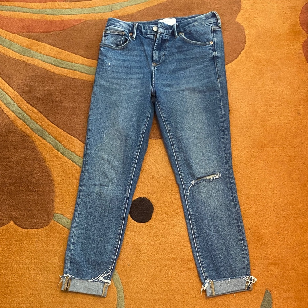 Dear John Dark Blue Cropped Jeans